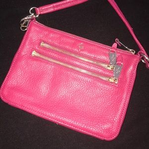Hot pink Cole Haan cross body purse